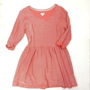 Maison Jules Fit & Flare Striped Cotton Jersey XL